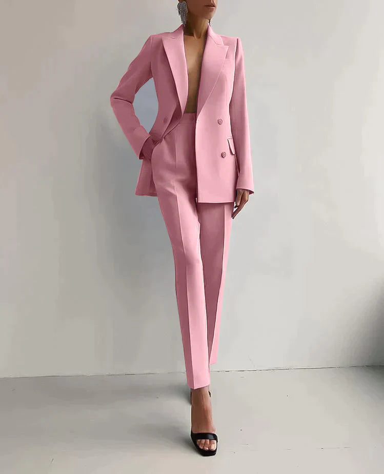 Norythia | Blazer en broek voor dames - Chic maatpak, kantoorkleding, elegante formele outfit