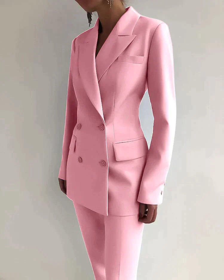 Norythia | Blazer en broek voor dames - Chic maatpak, kantoorkleding, elegante formele outfit