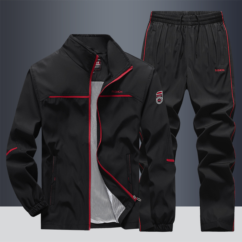 Arkadian | Men's Tracksuit – Two-Piece Sporty Set with Zip Jacket and Jogger Pants