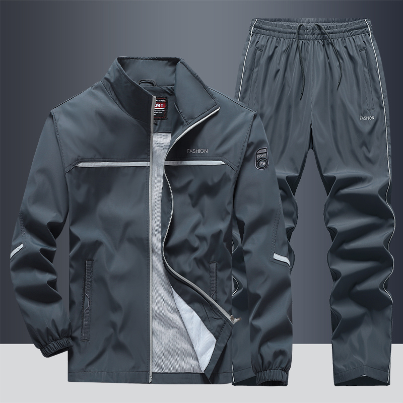 Arkadian | Ensemble de survêtement homme deux pièces avec veste zippée et pantalon de jogging