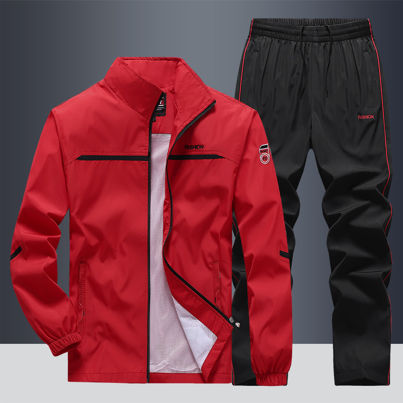 Arkadian | Ensemble de survêtement homme deux pièces avec veste zippée et pantalon de jogging