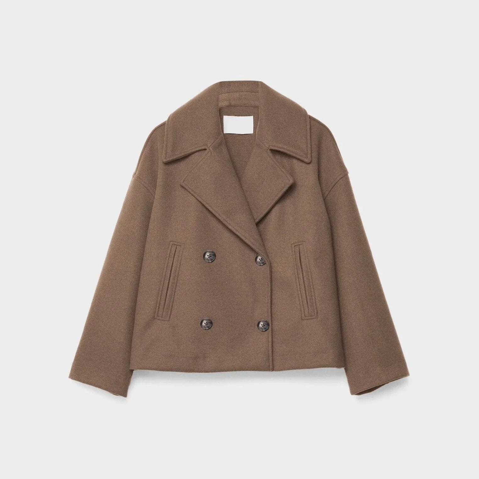 Anneli | Elegante Blazer met Dubbele Sluiting – Loszittend Lang Jasje voor Lente- en Herfstoutfits
