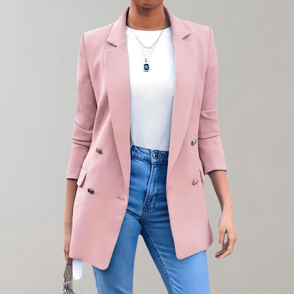 Zurea | Casual lange blazer voor dames - veelzijdige bovenkleding voor dagelijks gebruik