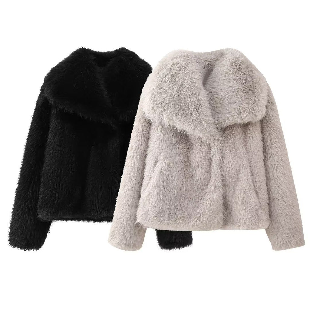 Novara | Luxe winterjas van imitatiebont voor dames - stijlvolle, warme en knusse bovenkleding voor koude dagen