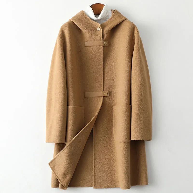 Thessaly | Damesjas van kleiwol – Warm, elegant en comfortabel