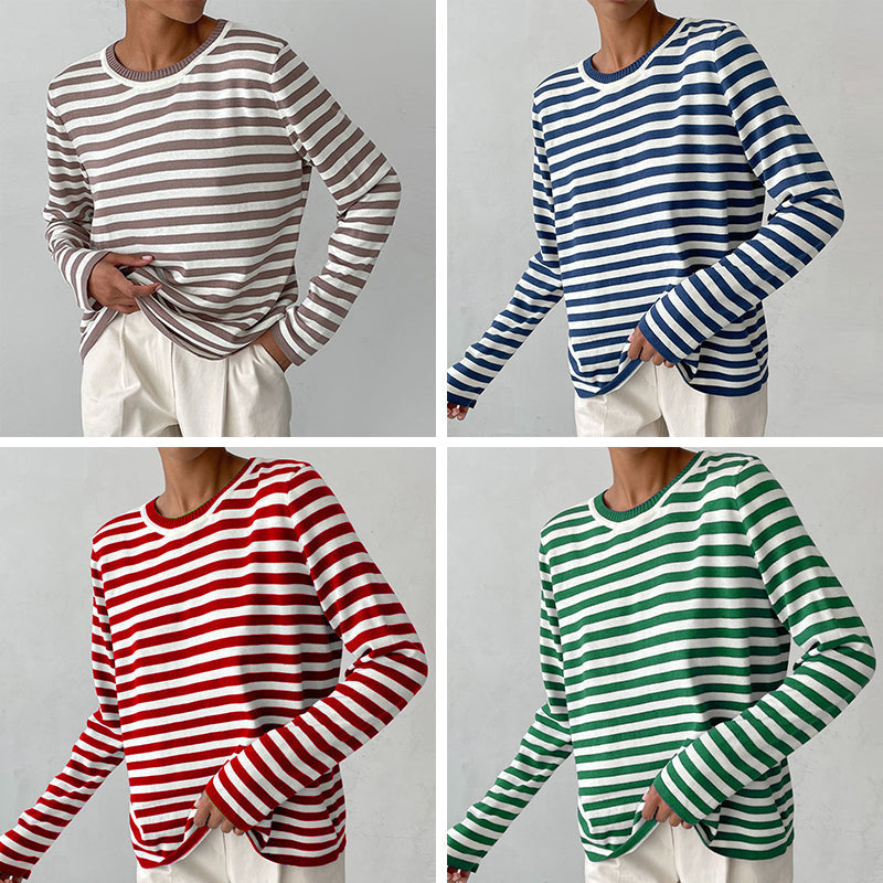 Auden | Stijlvol Gestreept Overhemd met Lange Mouwen voor Mannen - Comfortabel Casual Overhemd, Veelzijdige Mode
