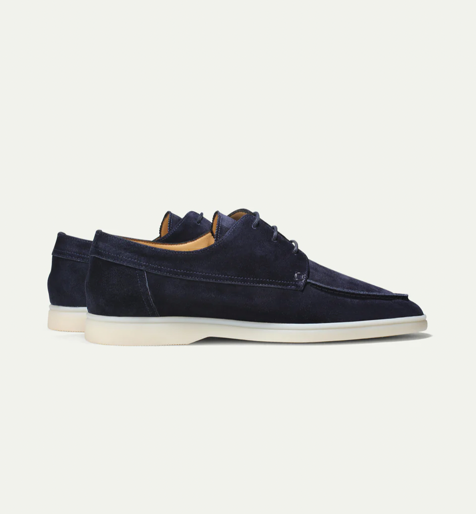 Edvard | Suède herenschoenen - Veterschoenen, Zachte Binnenzool, Lichtgewicht Comfort