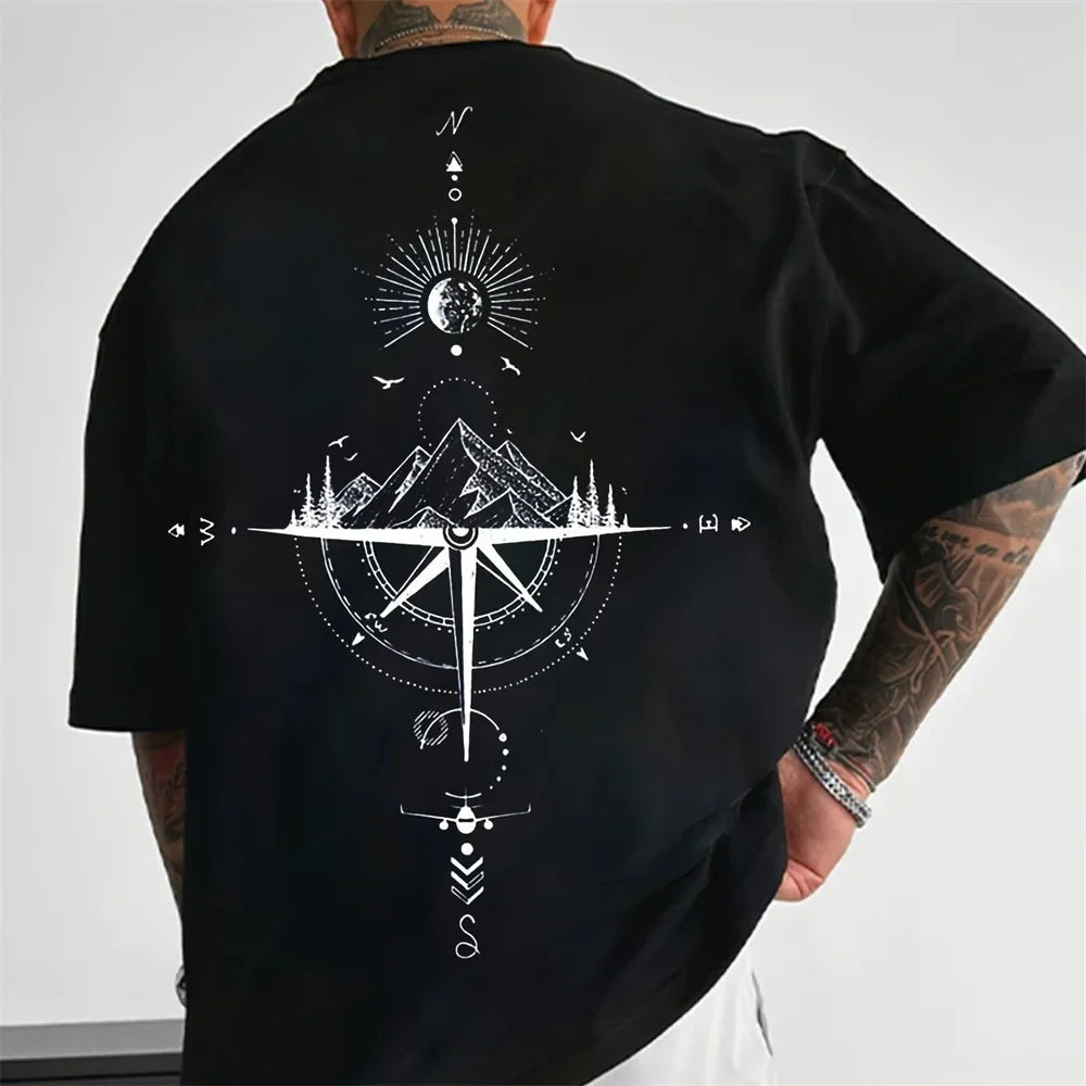 Errol | Oversized T-shirt - Minimalistisch grafisch T-shirt - Casual straatkleding