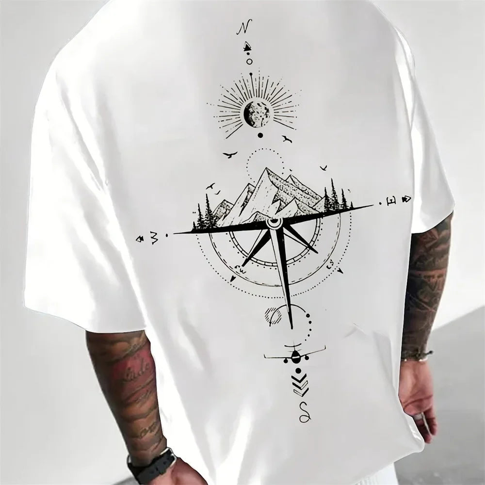 Errol | Oversized T-shirt - Minimalistisch grafisch T-shirt - Casual straatkleding