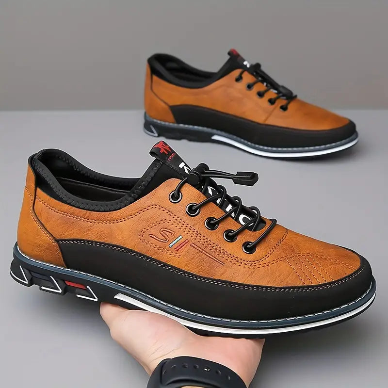 Krovon | ComfortWalk-schoenen – dempende sneakers met steun voor heren