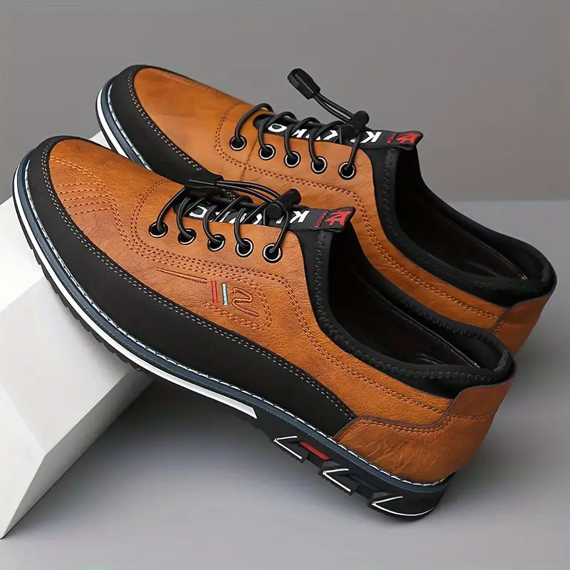 Krovon | ComfortWalk-schoenen – dempende sneakers met steun voor heren