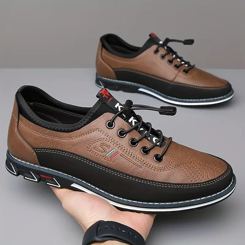 Krovon | ComfortWalk-schoenen – dempende sneakers met steun voor heren
