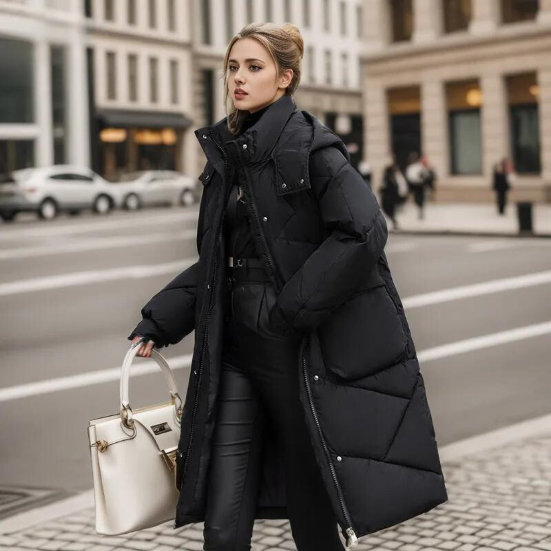 Calliope | Long Quilted Women's Vest - Warm Winter Coat, Insulated & Stylish