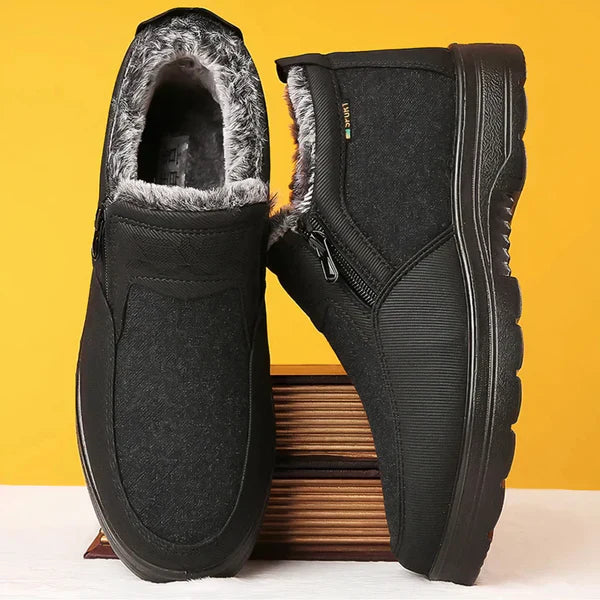 FrostTrail | Warme snowboots met ritssluiting, fleecevoering, waterdichte winterwandel- en outdoorschoenen
