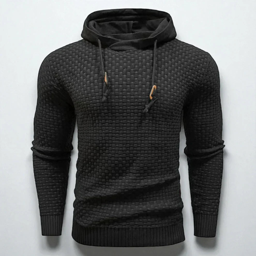 Arixen | Wintertrui met capuchon voor heren – Casual, relaxte gebreide pullover