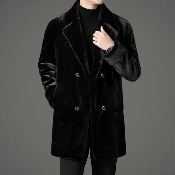 Noctis | Omkeerbare winterjas voor heren – Zacht imitatiebont, comfortabele warme bovenkleding