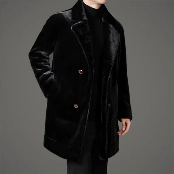 Noctis | Omkeerbare winterjas voor heren – Zacht imitatiebont, comfortabele warme bovenkleding