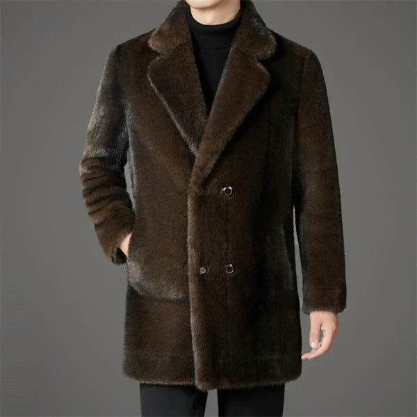 Noctis | Omkeerbare winterjas voor heren – Zacht imitatiebont, comfortabele warme bovenkleding