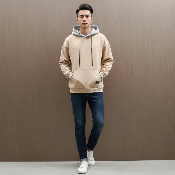 Ulvric | Oversized hoodiejas voor heren met trekkoord