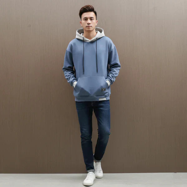 Ulvric | Oversized hoodiejas voor heren met trekkoord