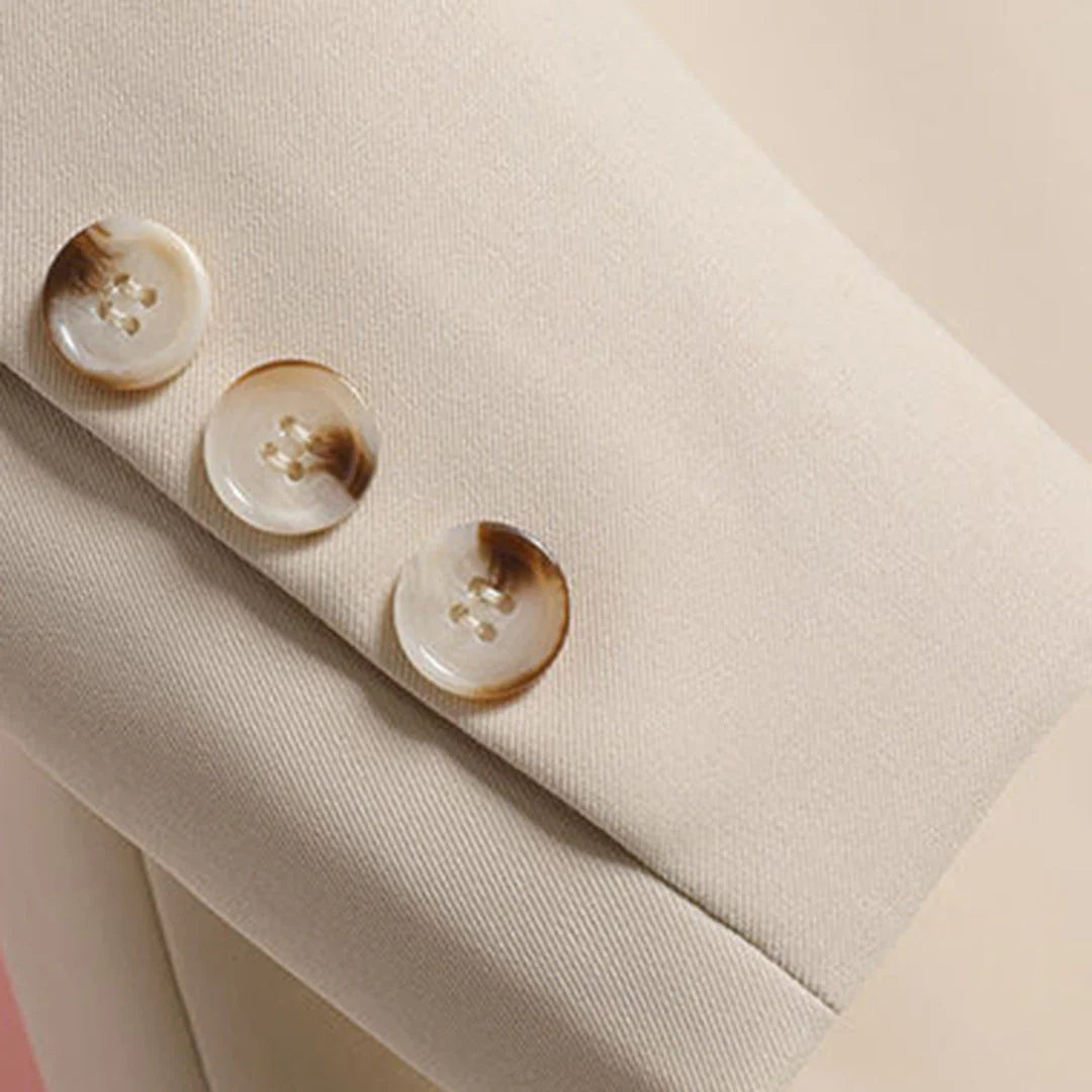 Rosira | Blazer met riem voor dames - Luxueus formeel jasje, elegante pasvorm, kantoor- en avondkleding