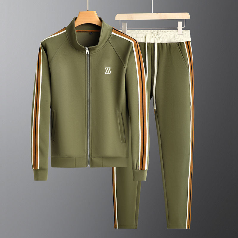 Sylvaric Zephyr | Premium trainingspak voor heren – sportieve joggingbroek en jas, kleurcontrast
