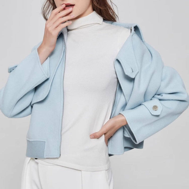 Virielle | Elegante wollen damesjas – zacht, warm en stijlvol