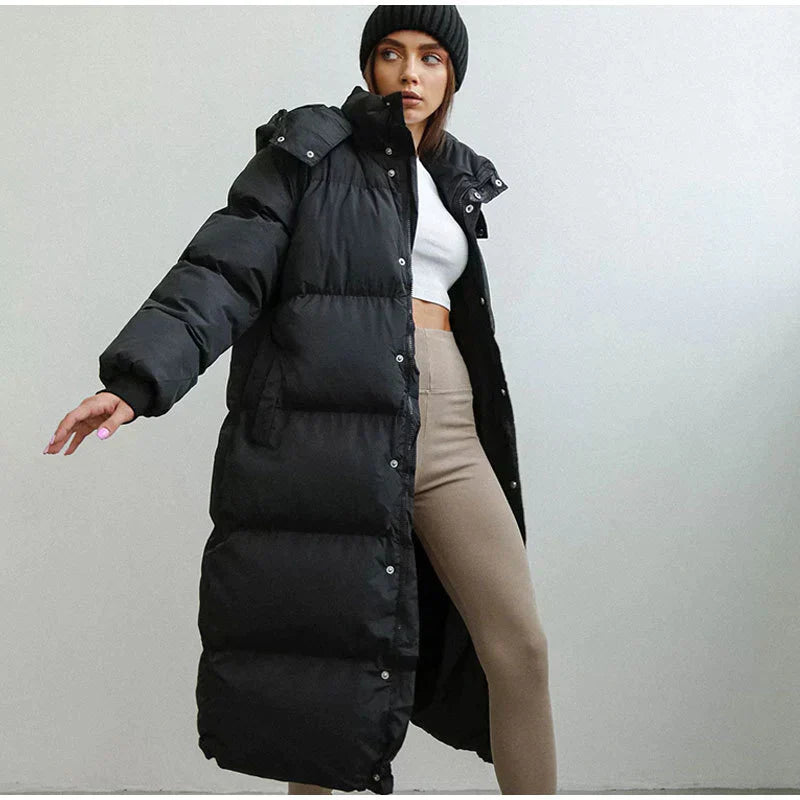 Abelia | Gewatteerde Pufferjas voor dames in de winter - Warme & stijlvolle jas met capuchon voor koud weer