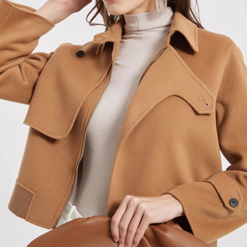 Virielle | Elegante wollen damesjas – zacht, warm en stijlvol