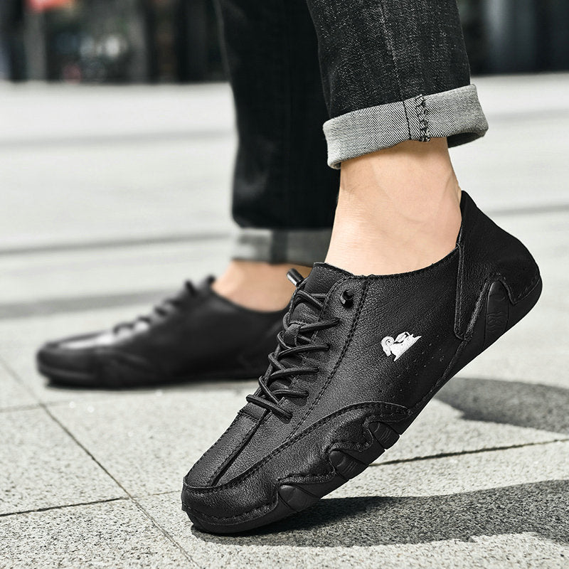 BareStep | Unisex leren barefootschoenen – Comfortabele minimalistische schoenen voor mannen en vrouwen