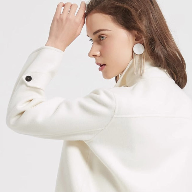 Virielle | Elegante wollen damesjas – zacht, warm en stijlvol