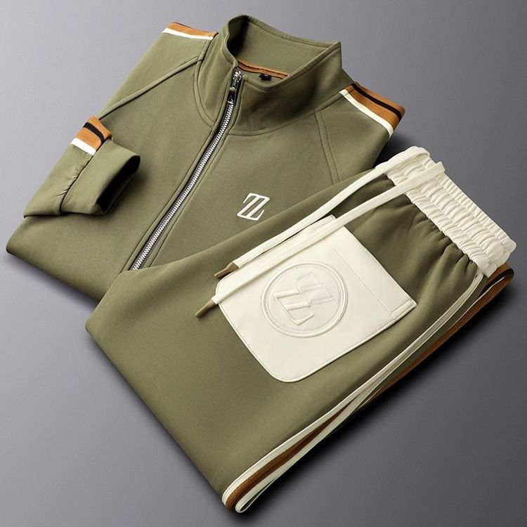 Sylvaric Zephyr | Premium trainingspak voor heren – sportieve joggingbroek en jas, kleurcontrast