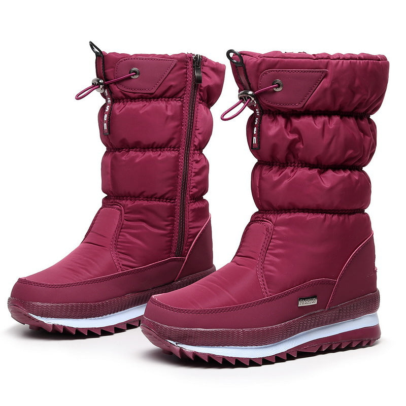Faleria | Bottes de neige pour femmes en fausse fourrure – Bottes d'hiver imperméables, confortables et antidérapantes