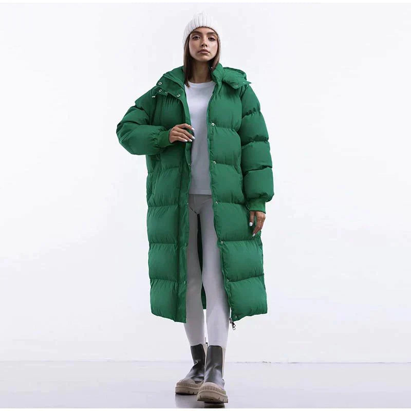 Abelia | Gewatteerde Pufferjas voor dames in de winter - Warme & stijlvolle jas met capuchon voor koud weer