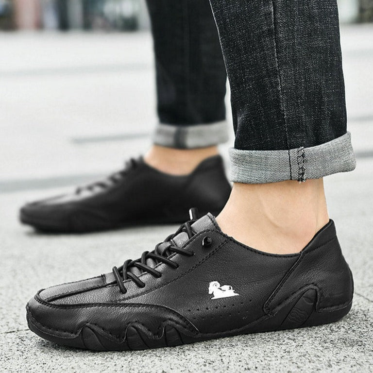 BareStep | Unisex leren barefootschoenen – Comfortabele minimalistische schoenen voor mannen en vrouwen