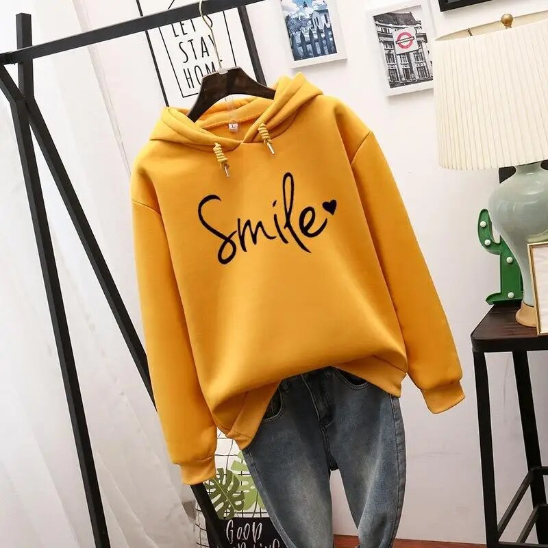 Sweat à capuche Smile - Brie