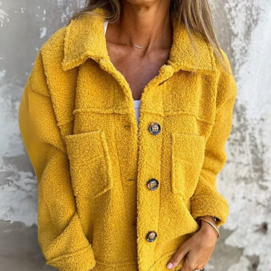 Leirra | Korte wollen jas – Elegante winterjas voor dames