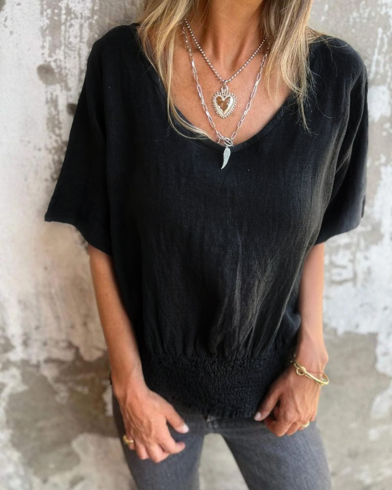 Suri | Luchtige zomertop voor dames – Casual, lichtgewicht en ademende blouse