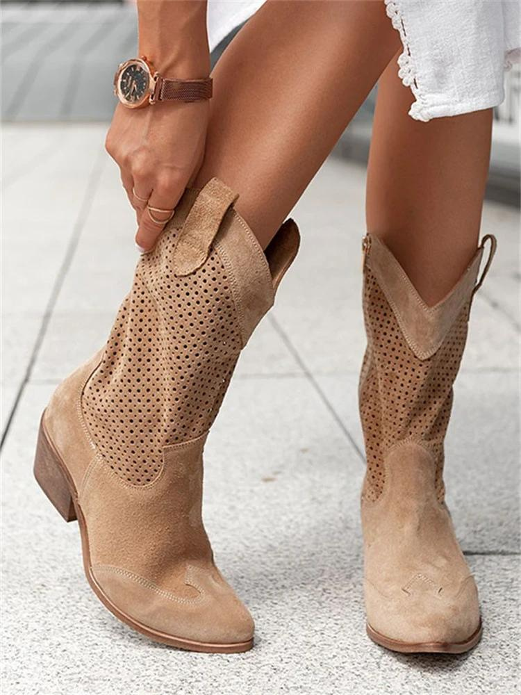 Cybil | Women's Cowboy Boots - Breathable Western Boots for Comfort and Style