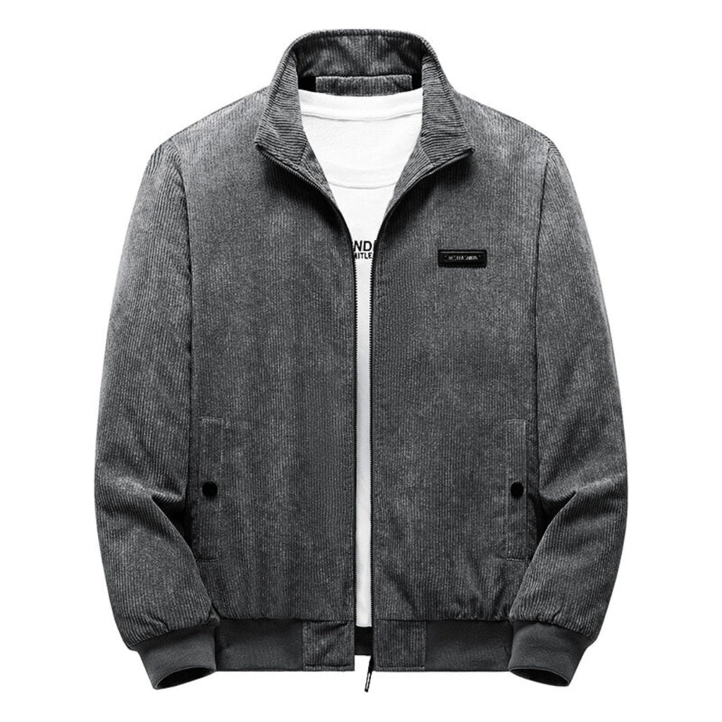 Cadric | Heren corduroy sherpa jas – Warme winterjas in vintage stijl met fleecevoering