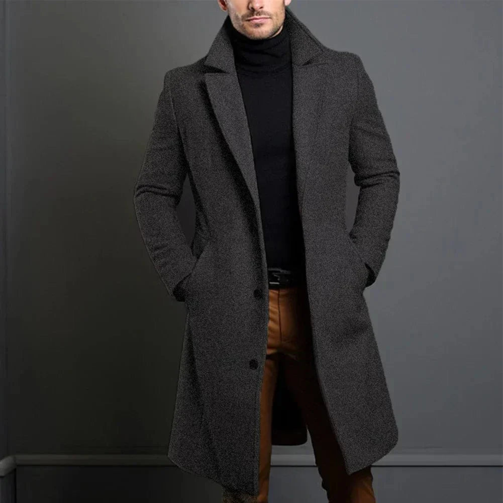 Cristan | Klassieke trenchcoat voor heren – Waterdichte overjas voor herfst en winter, elegante bovenkleding