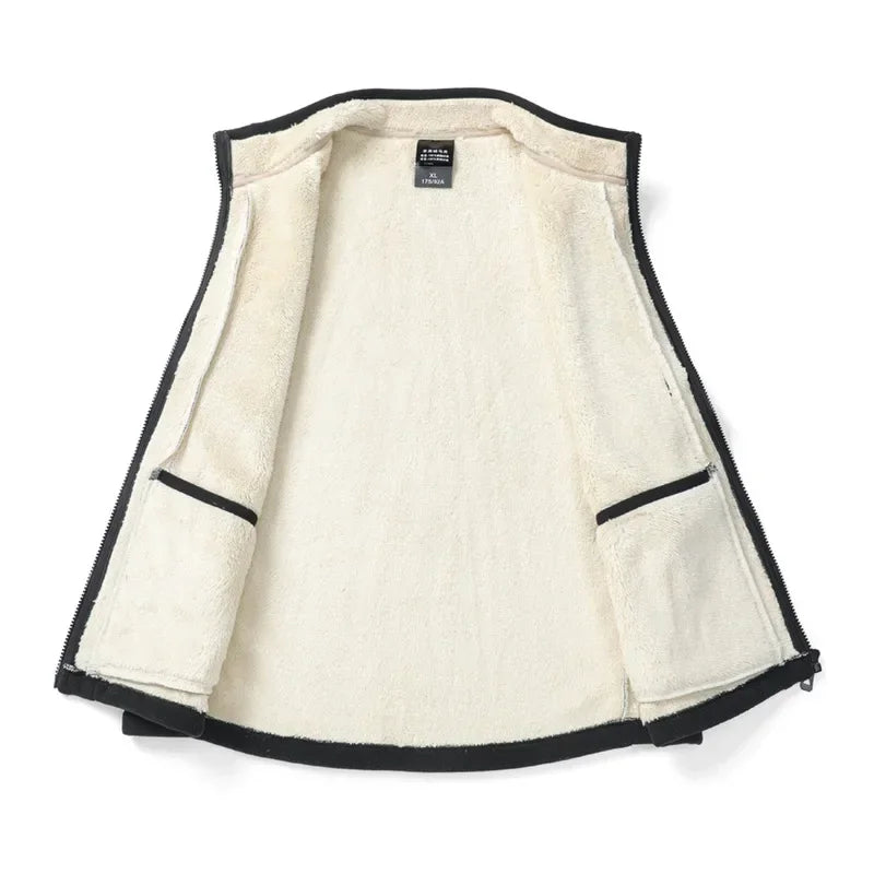 Norric | Gilet chaud sans manches pour homme – Gilet léger doublé polaire