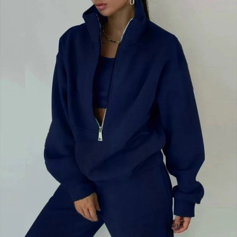 Ilvara | Moderne loungewearset voor dames – zachte, warme trui en broek om thuis in te relaxen