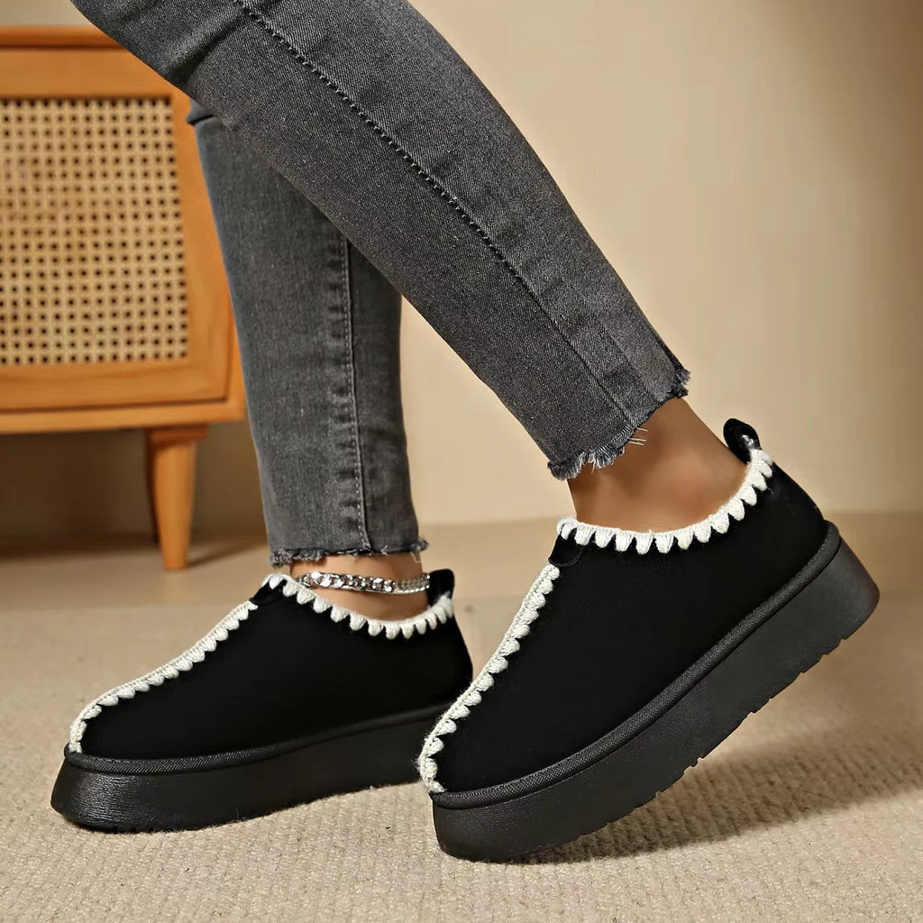 Akira | Winter Platform Sneeuwlaarzen - Warme Slip-On, Waterdicht, Antislipzool
