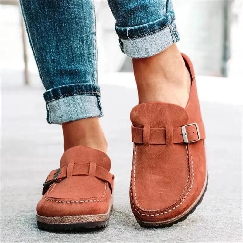 Xoana | Women's Slip-On Suede Loafers - Comfortable Casual Flats for Everyday Wear