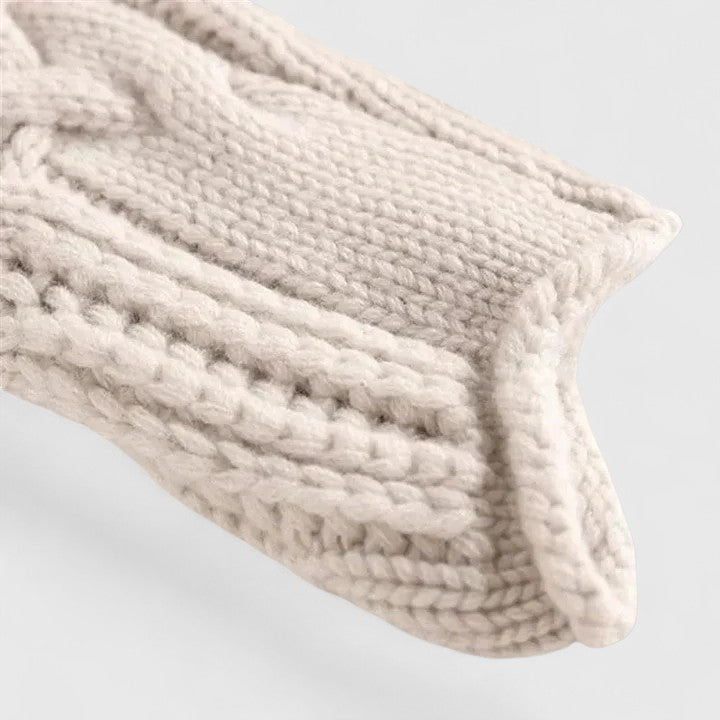 Astriel | Chique kabeltrui voor dames – zachte pullover met hoge hals, comfortabel en stijlvol