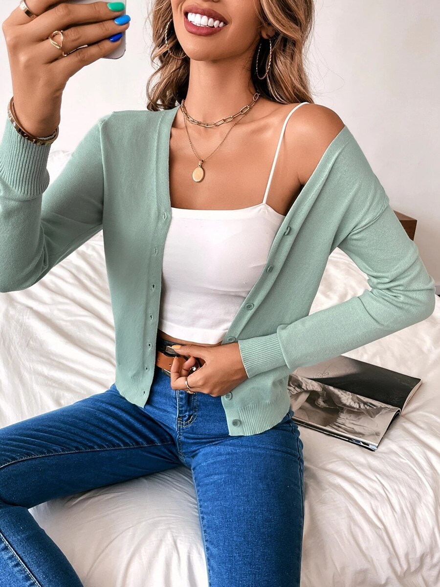 Eadlyn | Lichtgewicht vest met knopen – Elegante casual gebreide trui, zacht en veelzijdig