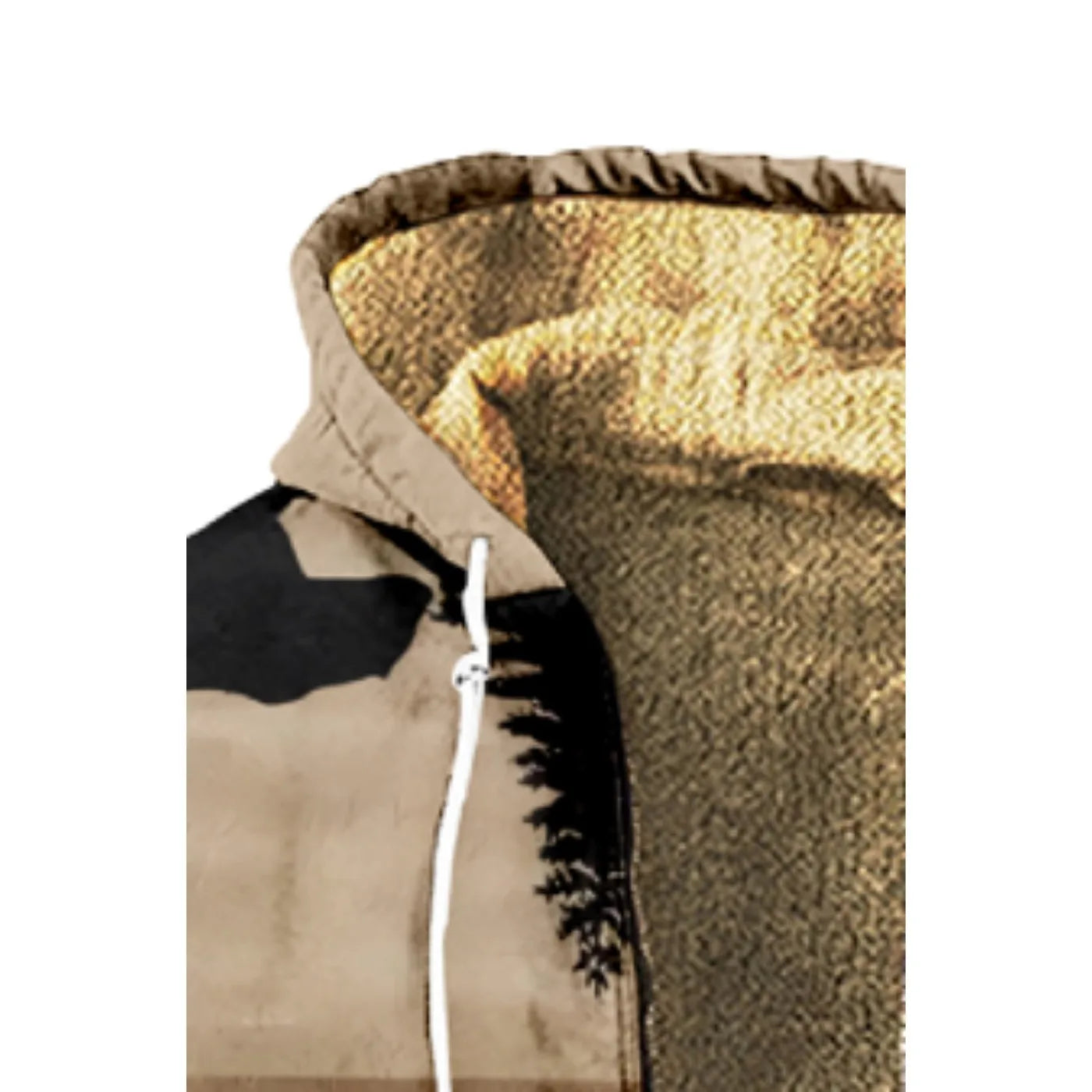 Torben | Herenjas met capuchon en fleecevoering - Aztec print, warme en stijlvolle bovenkleding
