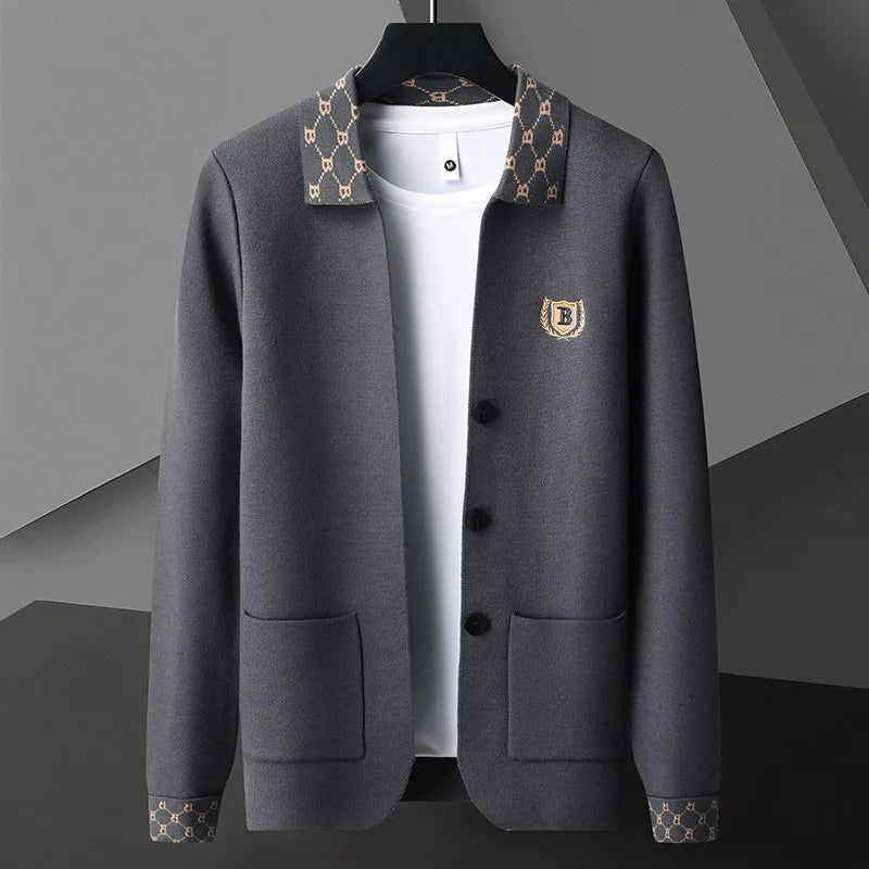 Zalven | Elegante herenvest – Lange mouwen Luxe polyester, casual en formeel
