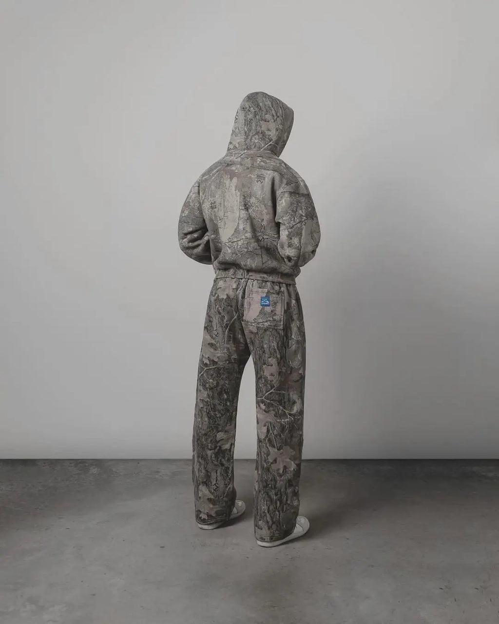 Branson | Heren Vintage Camouflage Trainingspak Set - Oversized Hoodie en Broek